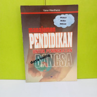 Image of Manajemen Pendidikan Untuk Peningkatan Bangsa